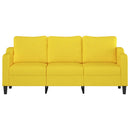 3-personers sofa 180 cm stof lysegul