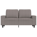 2-personers sofa 120 cm stof gråbrun