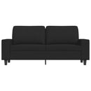 2-personers sofa 140 cm stof sort