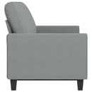 3-personers sofa 180 cm stof lysegrå