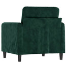 lænestol 60 cm velour lysegrøn