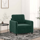 lænestol 60 cm velour lysegrøn
