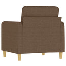 lænestol 60 cm stof brun
