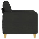 lænestol 60 cm stof sort