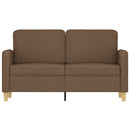 2-personers sofa 120 cm stof brun