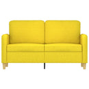 2-personers sofa 120 cm stof lysegul