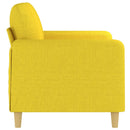 2-personers sofa 120 cm stof lysegul