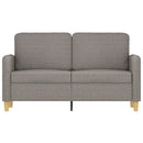 2-personers sofa 120 cm stof gråbrun