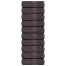 vaskehåndklæder FROGN 10 stk. antracit 30x30 cm 360 g/m²