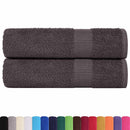 brusehåndklæder FROGN 2 stk. antracit 70x140 cm 360 g/m²