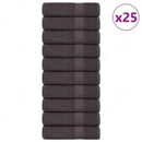 brusehåndklæder FROGN 25 stk. antracit 70x140 cm 360 g/m²
