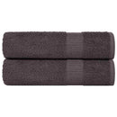 badehåndklæder FROGN 2 stk. antracit 100x150 cm 360 g/m²