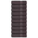 badehåndklæder FROGN 10 stk. antracit 100x150 cm 360 g/m²