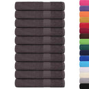 saunahåndklæder FROGN 10 stk. antracit 80x200 cm 360 g/m²