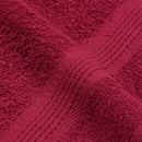 håndklæder FROGN 4 stk. bordeaux 50x100 cm 360 gsm