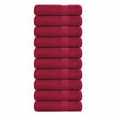 badehåndklæder FROGN 10 stk bordeaux 70x140 cm 360 gsm