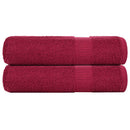 badehåndklæder FROGN 2 stk. bordeaux 100x150 cm 360 gsm
