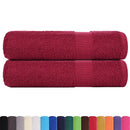 badehåndklæder FROGN 2 stk. bordeaux 100x150 cm 360 gsm