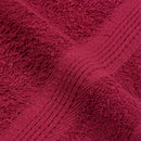 saunahåndklæder FROGN 4 stk. bordeaux 80x200 cm 360 gsm