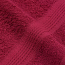 håndklæder FROGN 2 stk. bordeaux 100x200 cm 360 gsm
