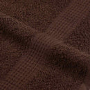 håndklæder FROGN 10 stk. brun 50x100 cm 360 gsm