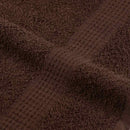 badehåndklæder FROGN 2 stk. brun 100x150 cm 360 gsm