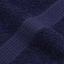 brusehåndklæder FROGN 4 stk. marineblå 70x140 cm 360 gsm