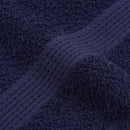 håndklæder FROGN 2 stk. marineblå 100x200 cm 360 gsm