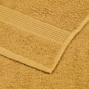 håndklæder FROGN 2 stk. guld 50x100 cm 360 gsm