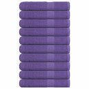 håndklæder FROGN 10 stk. lilla 100x200 cm 360 gsm