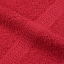 brusehåndklæder FROGN 2 stk. rød 70x140 cm 360 gsm