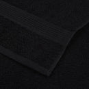håndklæder FROGN 10 stk. sort 50x100 cm 360 gsm
