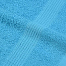 vaskehåndklæder FROGN 10 stk. turkis 30x30 cm 360 gsm