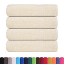 badehåndklæder FROGN 4 stk. cremefarvet 100x150 cm 360 g/m²