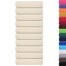 badehåndklæder FROGN 10 stk. cremefarvet 100x150 cm 360 g/m²