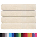 håndklæder FROGN 4 stk. cremefarvet 100x200 cm 360 g/m²