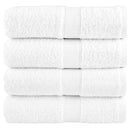 Premium vaskehåndklæder SOLUND 4 stk. hvid 30x30 cm 600 gsm