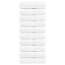 Premium vaskehåndklæder SOLUND 10 stk. hvid 30x30 cm 600 gsm