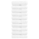 Premium gæstehåndklæder SOLUND 10 stk. hvid 30x50 cm 600 gsm