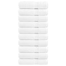 Premium håndklæder SOLUND 10 stk. hvid 50x100 cm 600 gsm