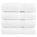 Premium badehåndklæder SOLUND 4 stk. hvid 70x140 cm 600 gsm