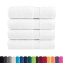 Premium badehåndklæder SOLUND 4 stk. hvid 70x140 cm 600 gsm