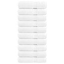 Premium badehåndklæder SOLUND 10 stk. hvid 70x140 cm 600 gsm