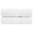 Premium badehåndklæder SOLUND 2 stk. hvid 100x150 cm 600 gsm