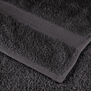 Premium vaskeklude SOLUND 50 stk Antracit 15x21 cm 600 gsm