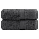 Premium vaskehåndklæder SOLUND 2 stk. antracit 30x30 cm 600 gsm