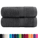 Premium vaskehåndklæder SOLUND 2 stk. antracit 30x30 cm 600 gsm