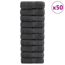 Premium vaskehåndklæder SOLUND 50 stk. antracit 30x30 cm 600 gsm
