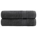 Premium badehåndklæder SOLUND 2 stk. antracit 70x140 cm 600 gsm
