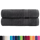 Premium badehåndklæder SOLUND 2 stk. antracit 70x140 cm 600 gsm